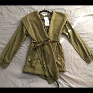 Hooded Wrap Jacket